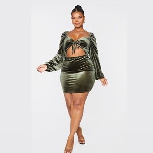 Brand New PLT dress in Olive Green!